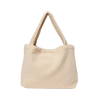 Sac fourre-tout chunky - Teddy Écru