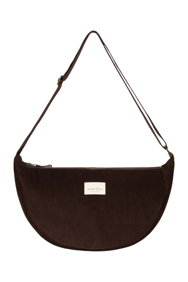 Sac banane - Rib puffy brown