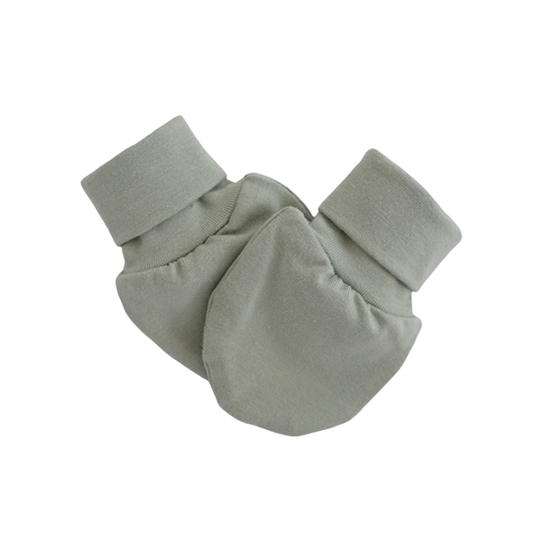 Sage newborn mittens