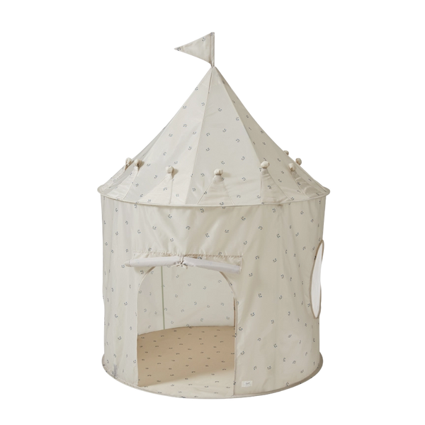 Blueberry Taupe Recycled Fabric Play Tent