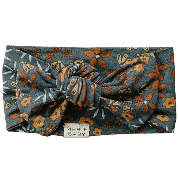 Headband - Navy floral