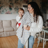 Muslin swaddle - Blue check