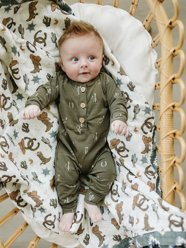 Nashville Sleeve Button Romper