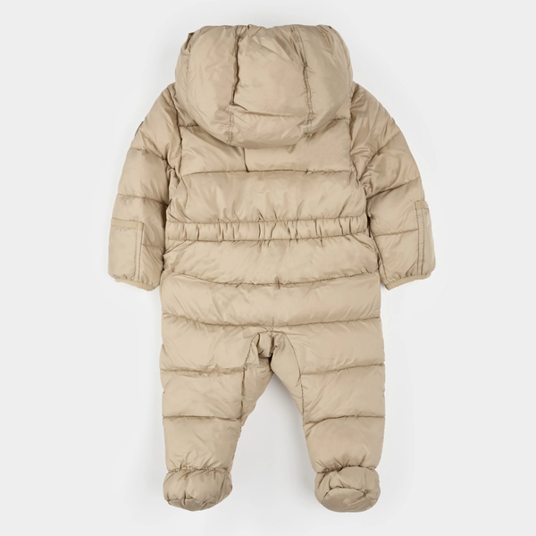 Combinaison de neige à capuche taupe