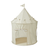 Beige gingham Recycled Fabric Play Tent