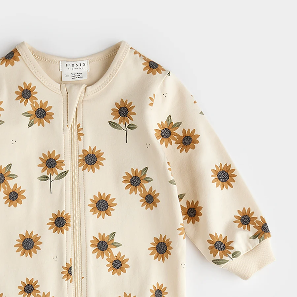 Sunflower print sleeper