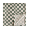 Muslin swaddle - Green check