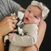 Burp cloth - Charcoal checkered