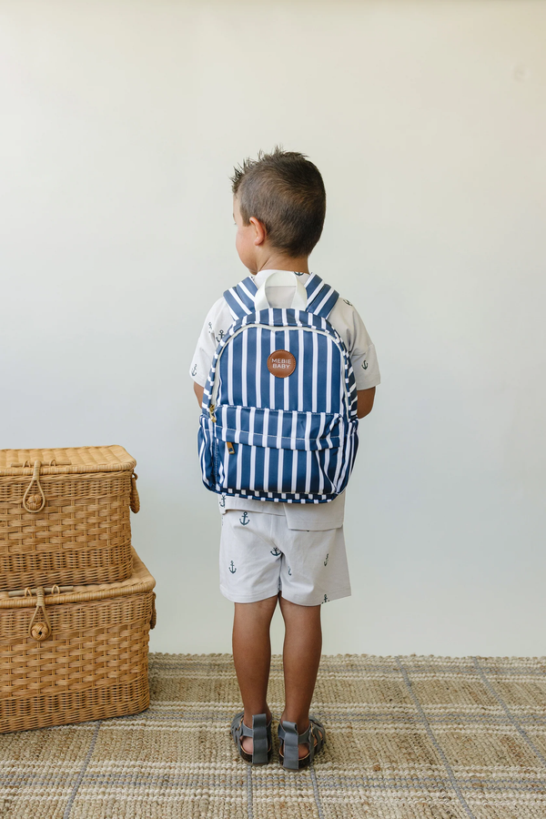 Mini backpack - Navy stripes
