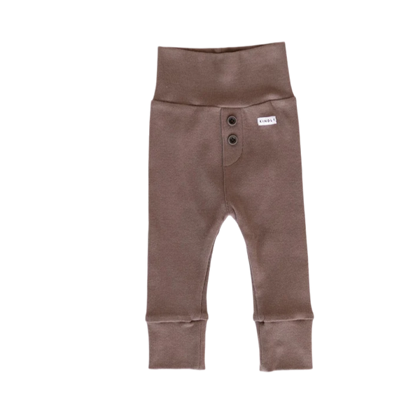 Ribbed legging - Cocoa