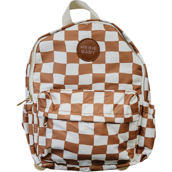 Mini backpack - Rust wavy checkered