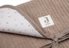Changing pad with storage pockets - Milky coffee