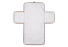 Changing pad with storage pockets - Milky coffee