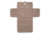 Changing pad with storage pockets - Milky coffee