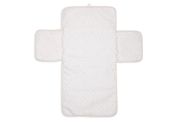 Changing pad with storage pockets - Oatmeal
