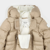 Combinaison de neige à capuche taupe