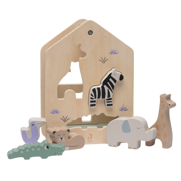 Wooden Shape Sorter - Jungle Jambo