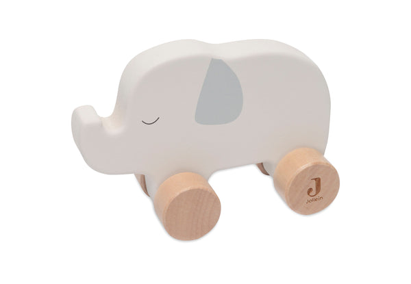 Wooden Elephant on Wheels - Jungle Jambo