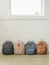 Mini backpack - Rust wavy checkered