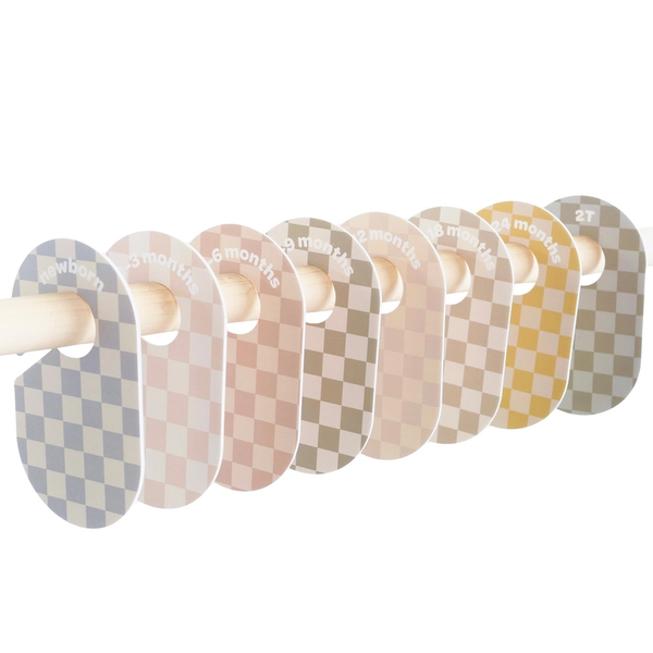Baby Closet Dividers - Gingham