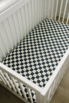 Drap contour - Charcoal checkered