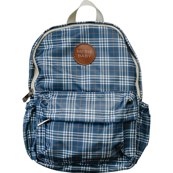 Mini backpack - Navy plaid