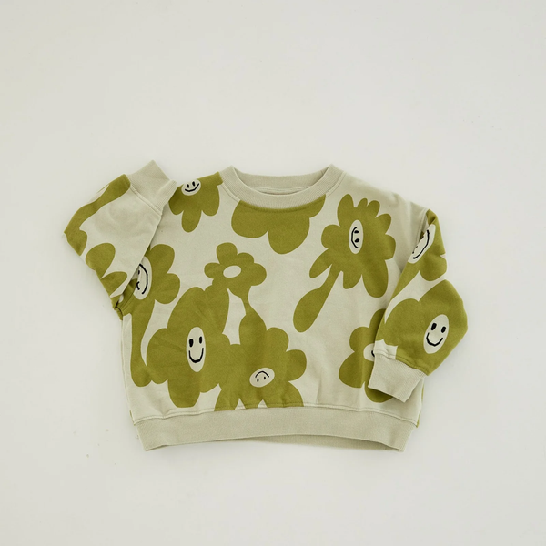 Smiley splodge sweatshirt