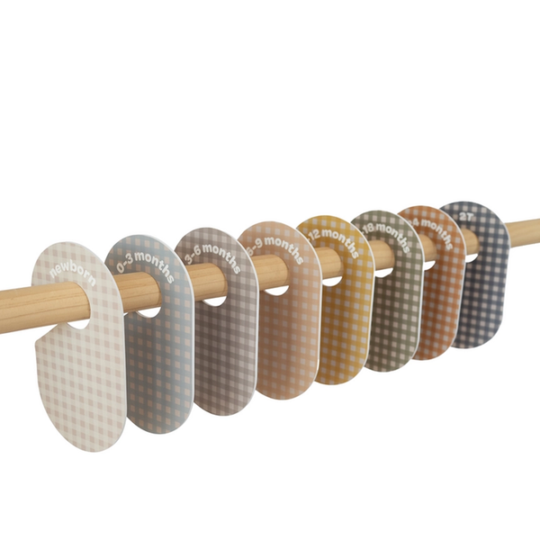 Baby Closet Dividers - Gingham