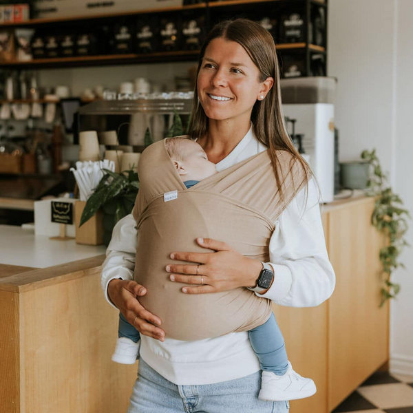 Bamboo baby carrier - Beige