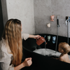Pour and play bath set