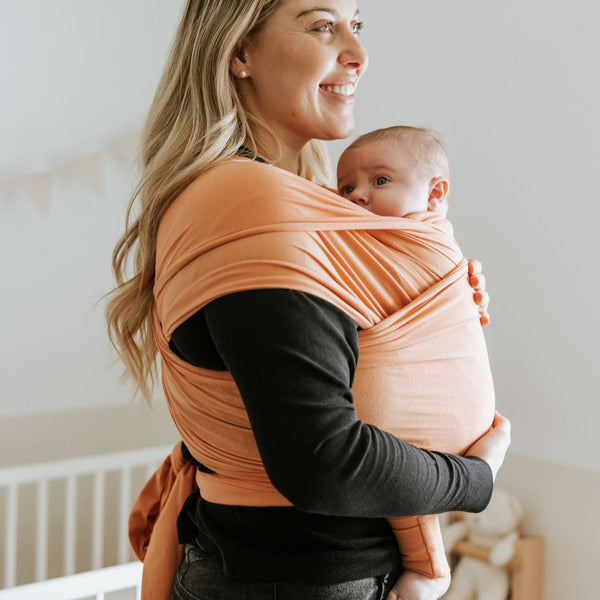 Bamboo baby carrier - Pêche