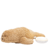 Peluche phoque avec lampe et son - Cappuccino