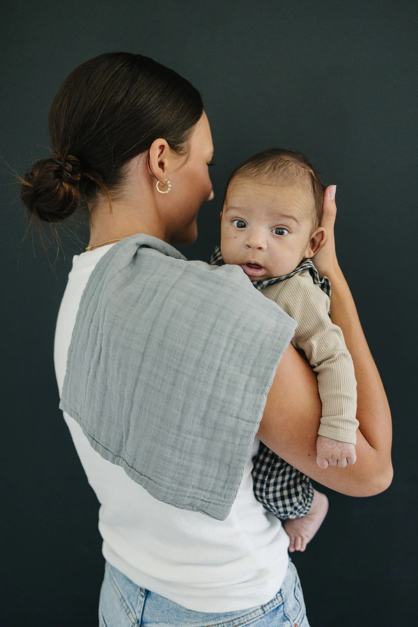 Burp cloth - Dusty blue