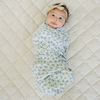 Muslin blanket - Blue blossom