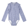 Maillot de bain bleu gris - Fleurs des champs