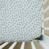 Crib sheet - Blue blossom
