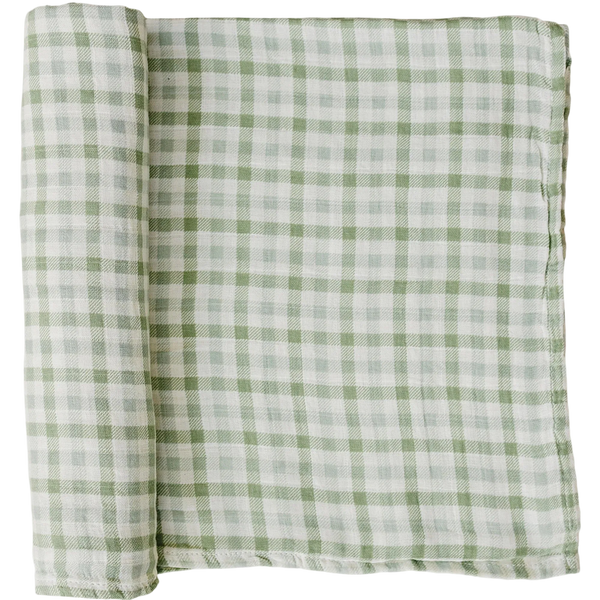 Mousseline - Green gingham