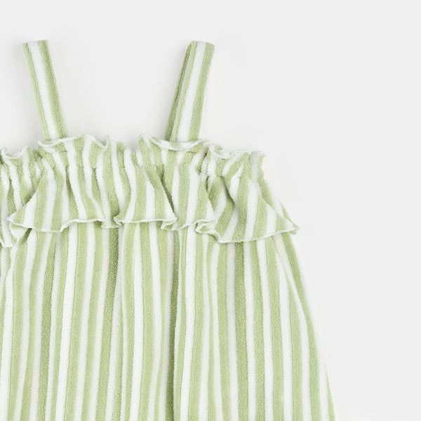 Fern Striped Sleeveless Dress Set