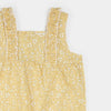Daffodil Ruffle Cross Hatch Playsuit