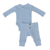 Ensemble de layette - Pointelle bleu
