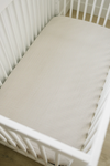 Crib sheet - Taupe stripe