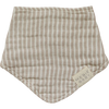 Bib - Taupe stripe