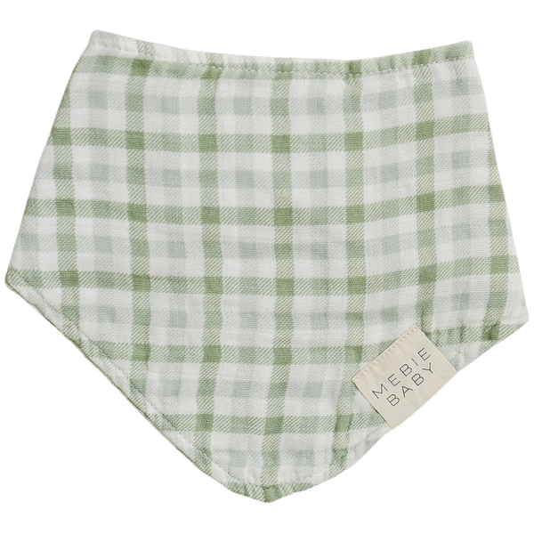 Bib - Green gingham