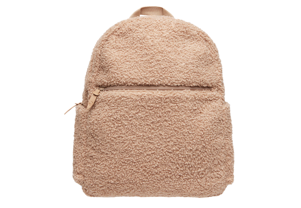 Diaper bag backpack boucle - Biscuit 