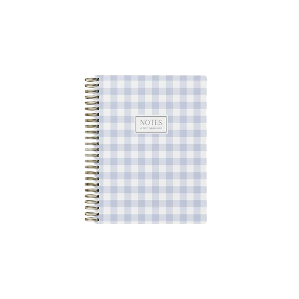 Cahier de note - Carreaux bleu