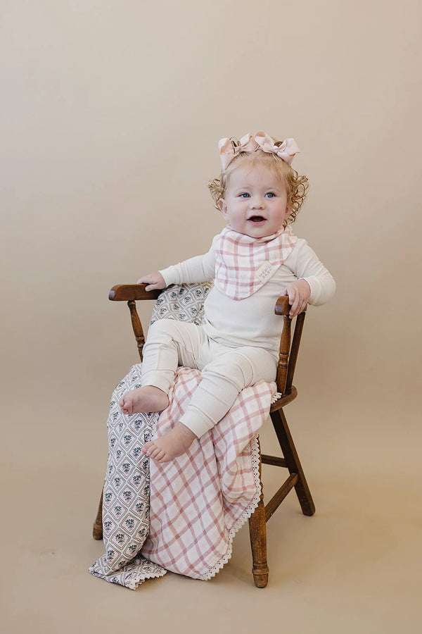 Bib - Pink gingham