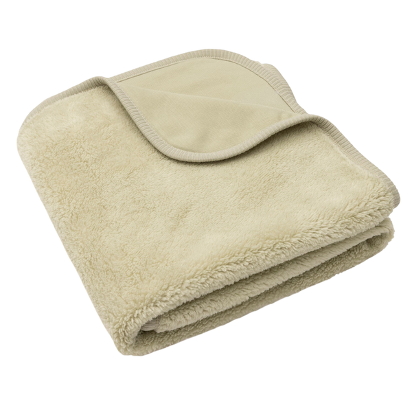 Blanket - Basic Sherpa/Jersey - Soft matcha