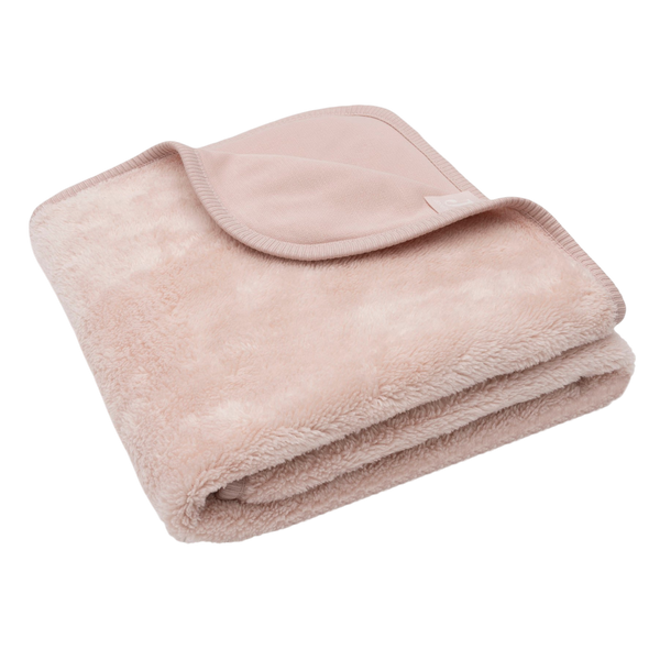Blanket - Basic Sherpa/Jersey - Silk rose