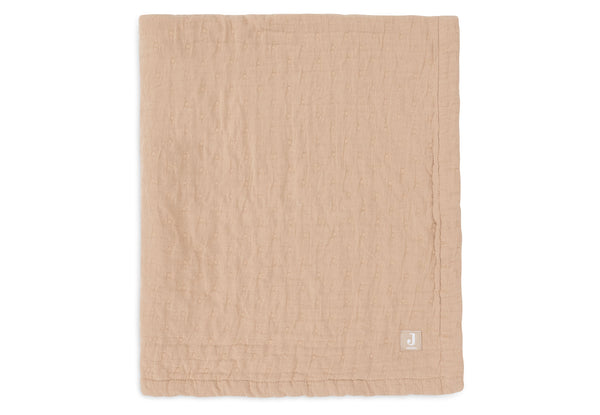 Blanket jacquard - Biscuit