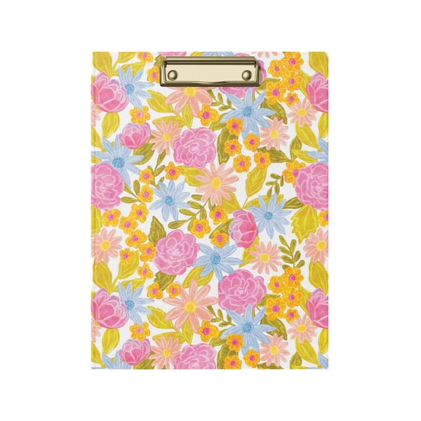 Clip folio à pince - Floral pop